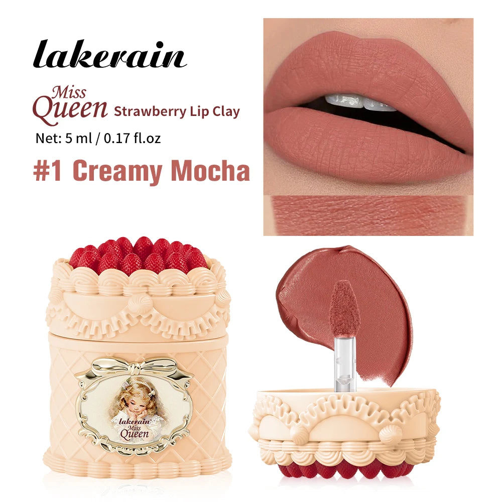 Strawberry Cake Soft Matte Lip Cream for Long Lasting Hydration