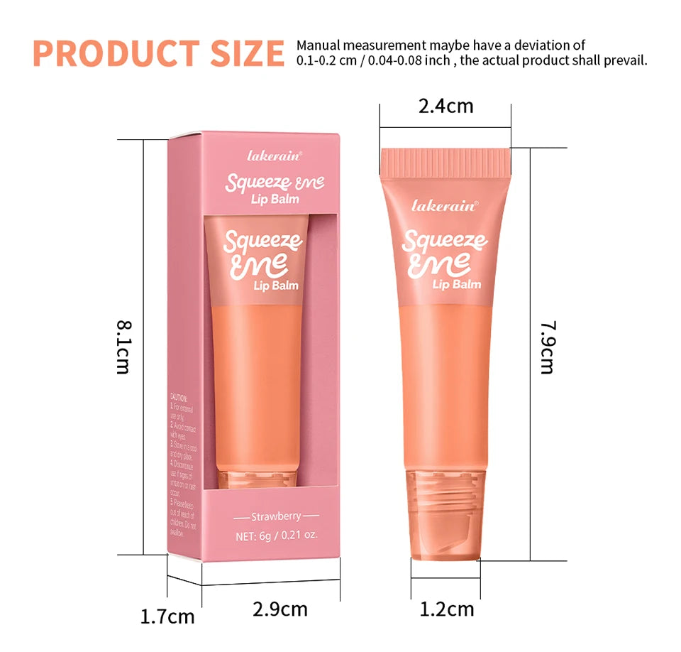 Hydrating Squeeze Lip Balm for Deep Moisture and Sheer Tinted Care - 18