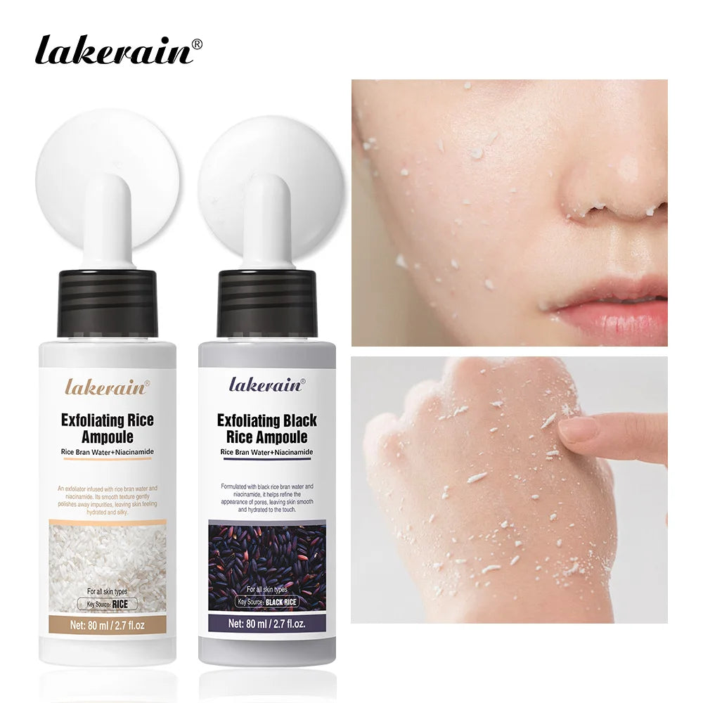 Exfoliating Rice Essence Serum for Deep Pore Cleansing and Skin Brightening - 1
