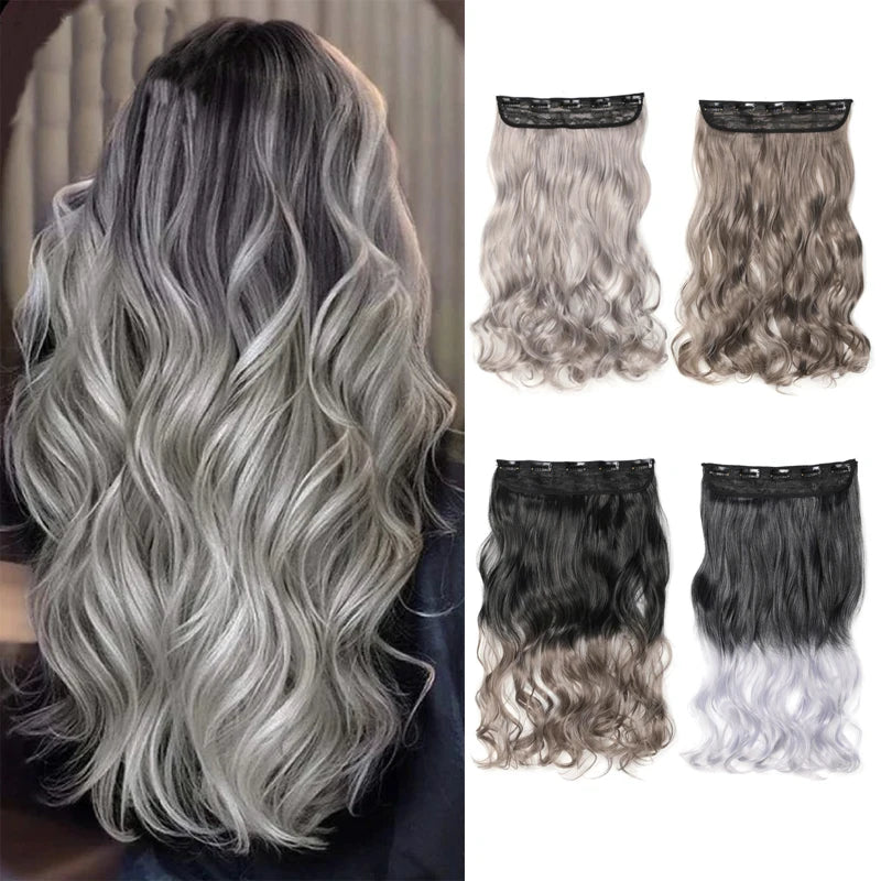 20-Inch Wavy Clip-In Synthetic Hair Extension