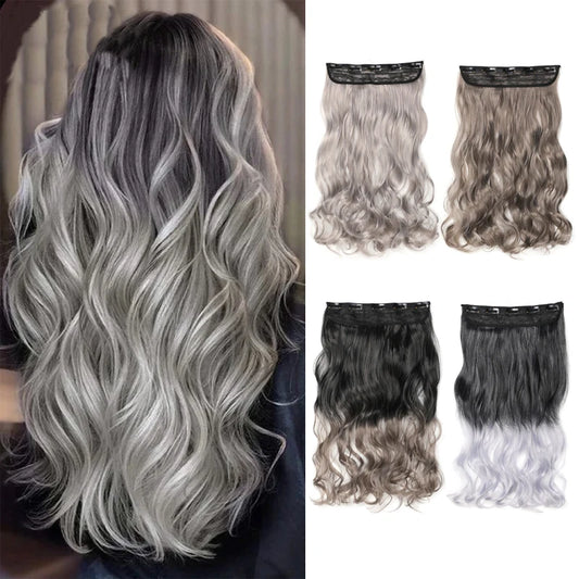 20-Inch Wavy Clip-In Synthetic Hair Extension