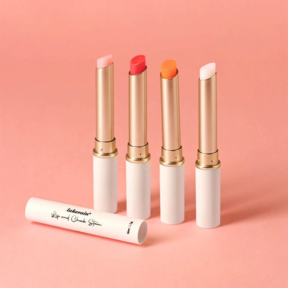 pH-Activated Color-Changing Lip and Cheek Stain Moisturizing Balm
