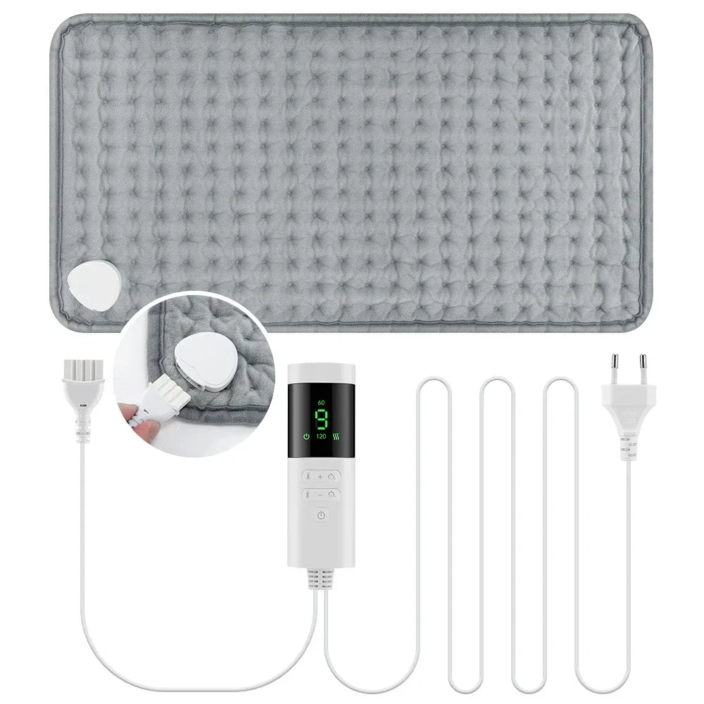 Electric Heating Pad for Back Neck and Shoulder Pain Relief - 6