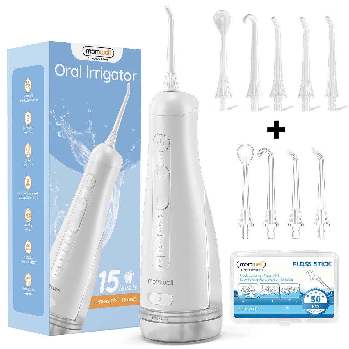 Portable Cordless Water Flosser for Deep Cleaning and Gum Health