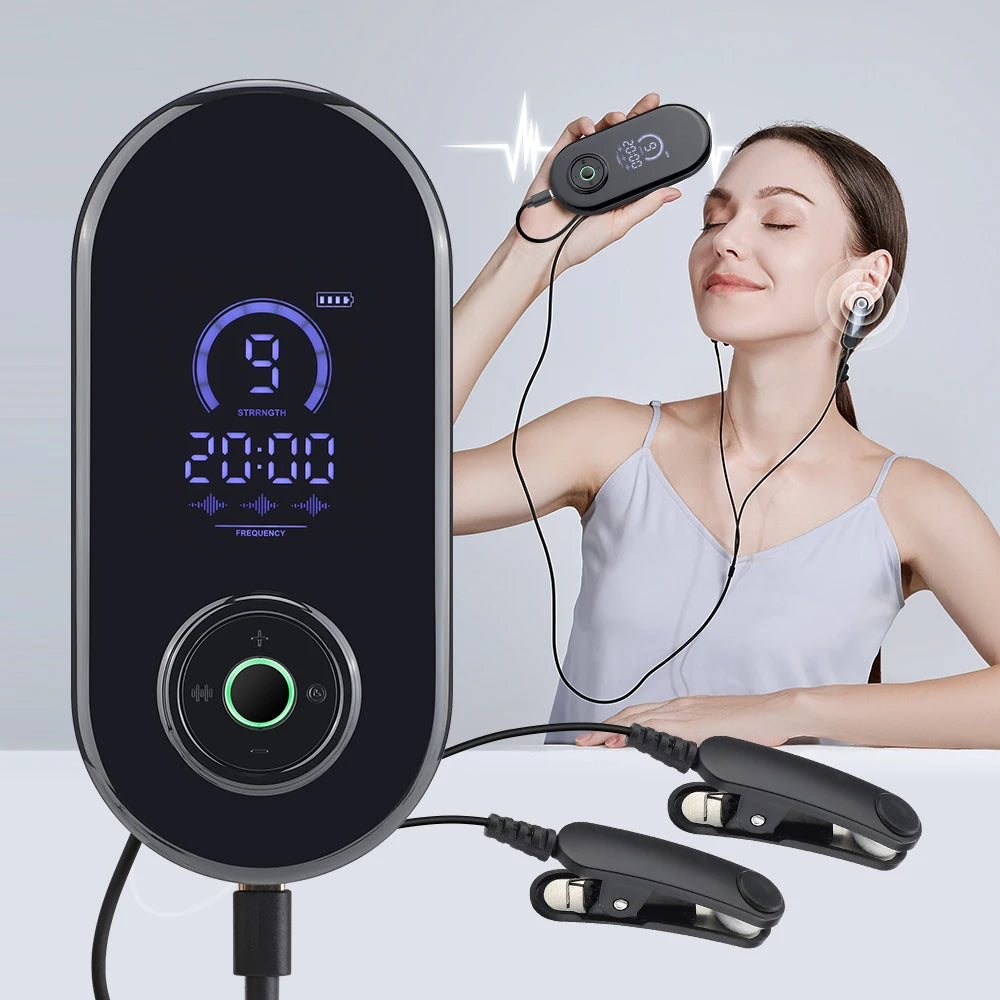Handheld CES Sleep Aid Device for Insomnia and Anxiety Relief
