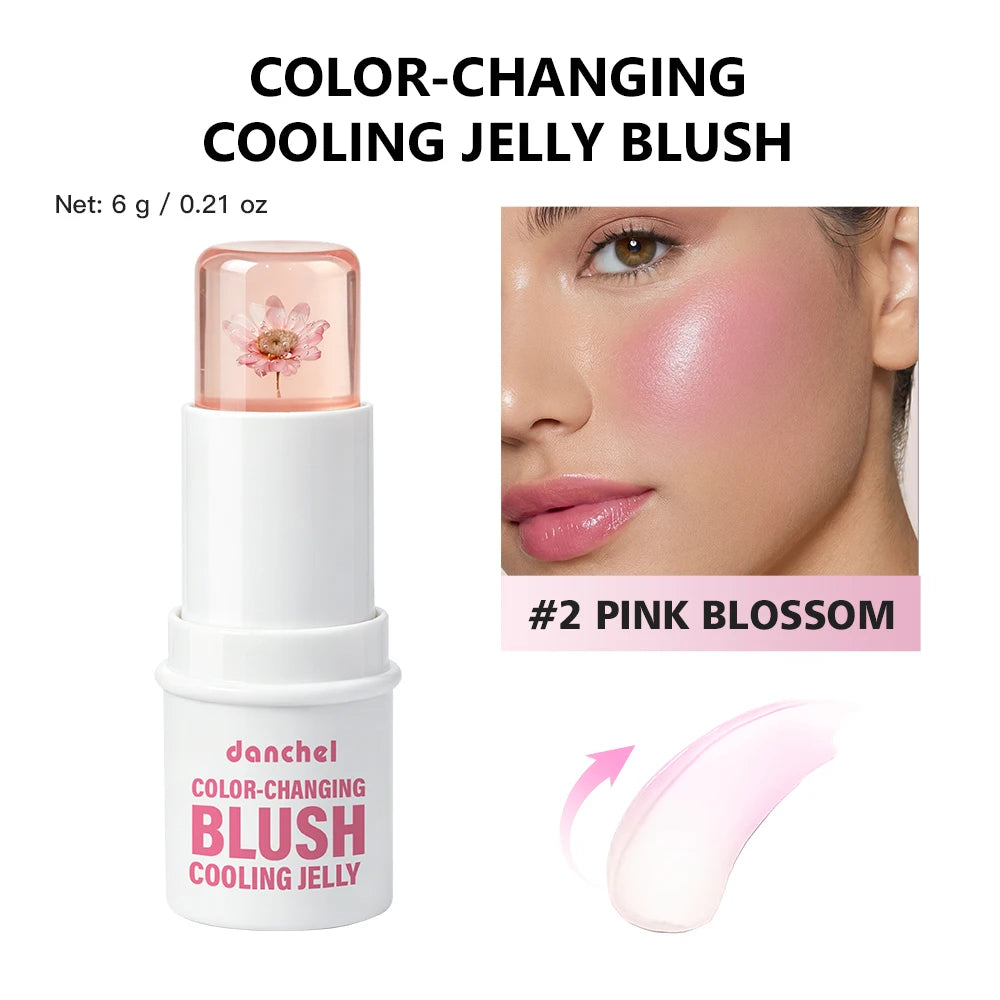 pH Adaptive Color Changing Jelly Blush for Lips Cheeks and Eyes - 20