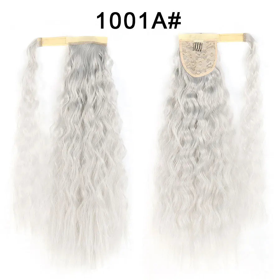 Long Wavy Synthetic Wrap Around Ponytail Extension for Instant Volume