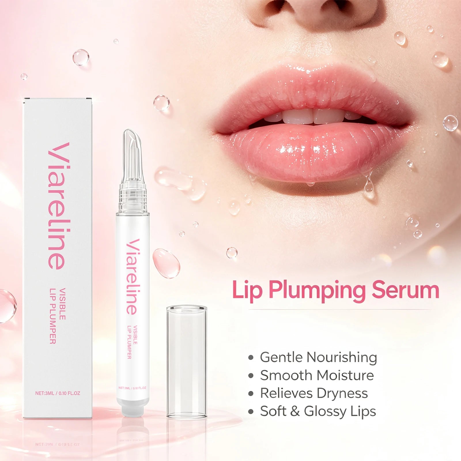 Hydrating Lip Plumper Serum for Smooth and Volumized Lips - 3