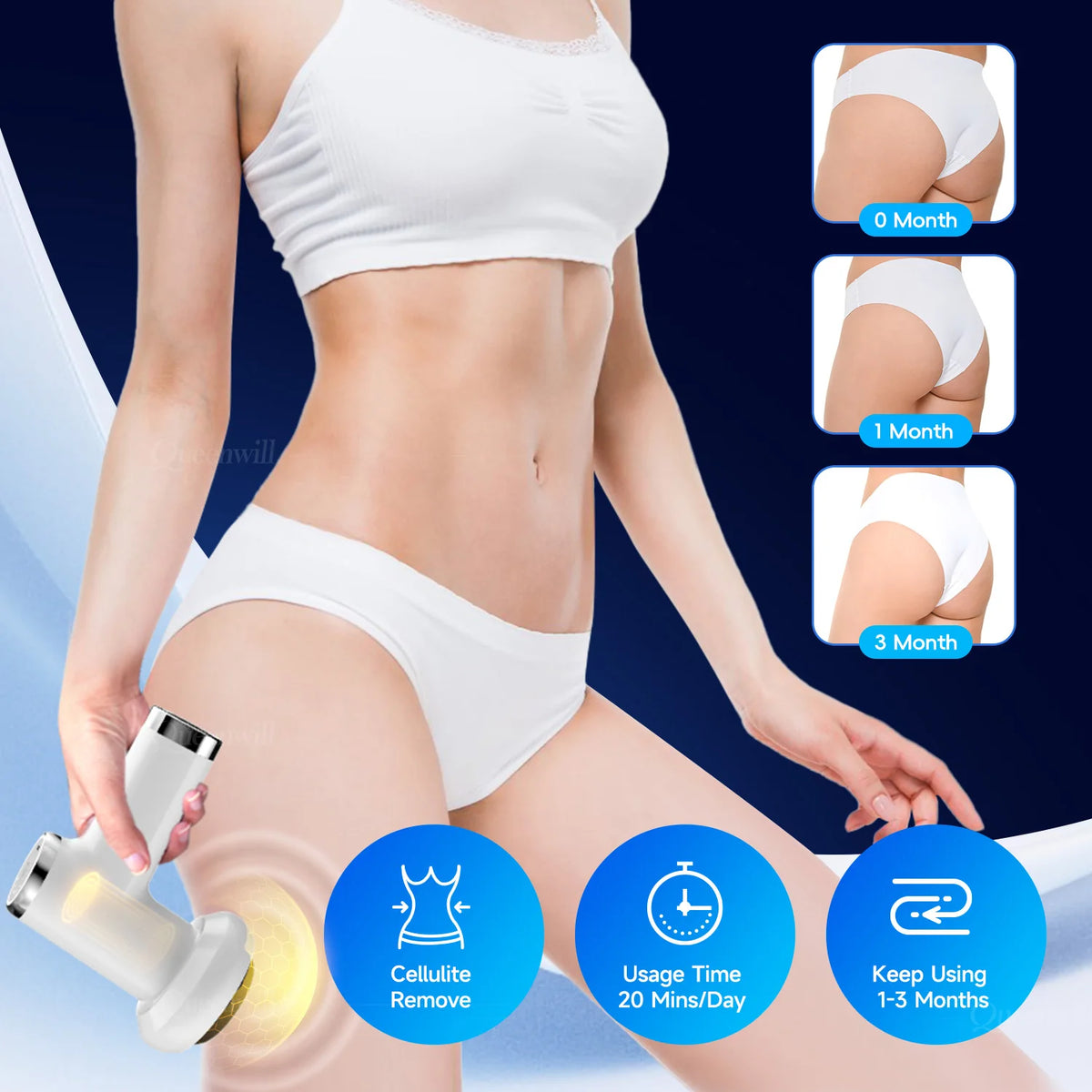 Portable Body Shaping and Deep Tissue Massage Gun for Fitness Recovery