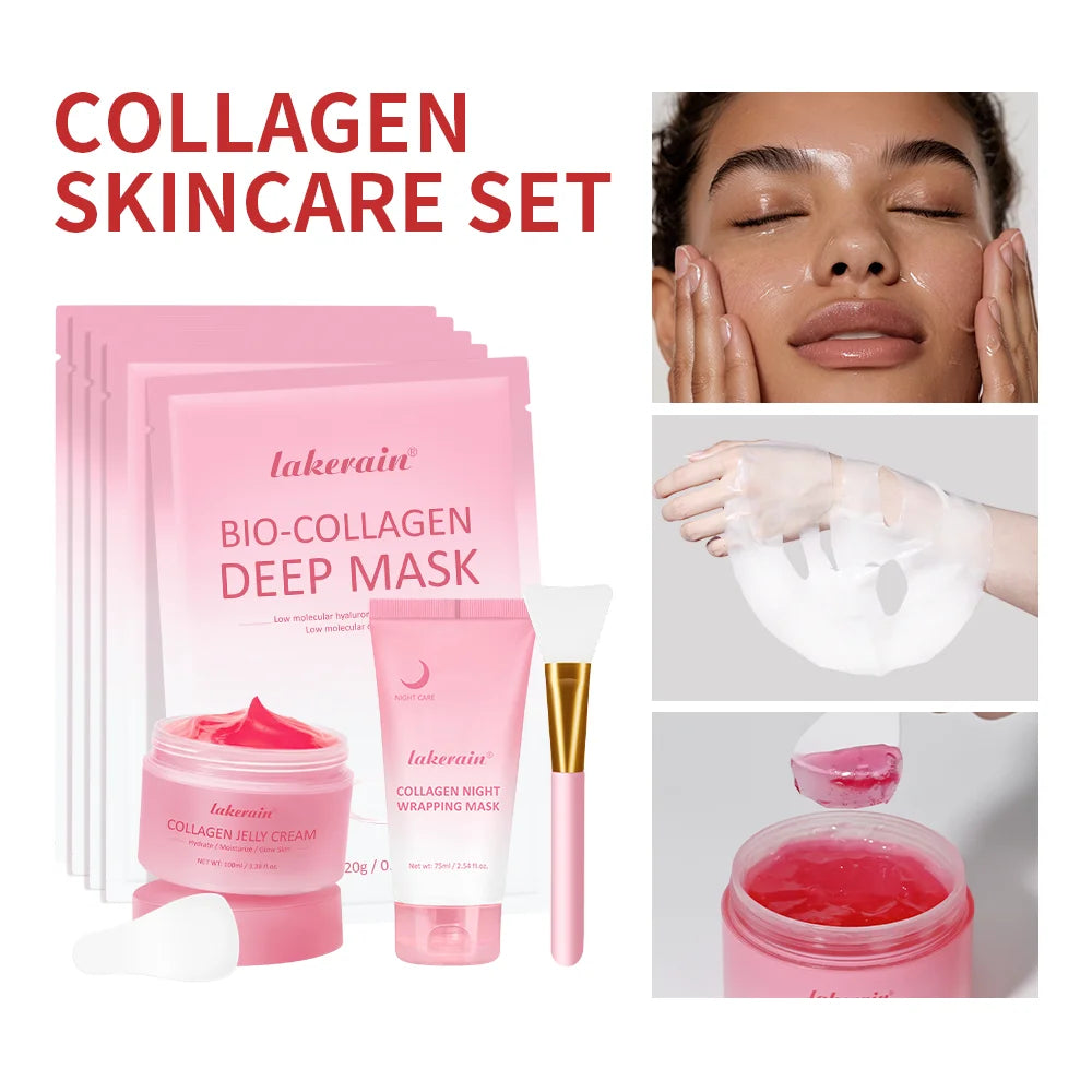 Collagen Skincare Set for Deep Hydration and Radiant Skin Repair - 1