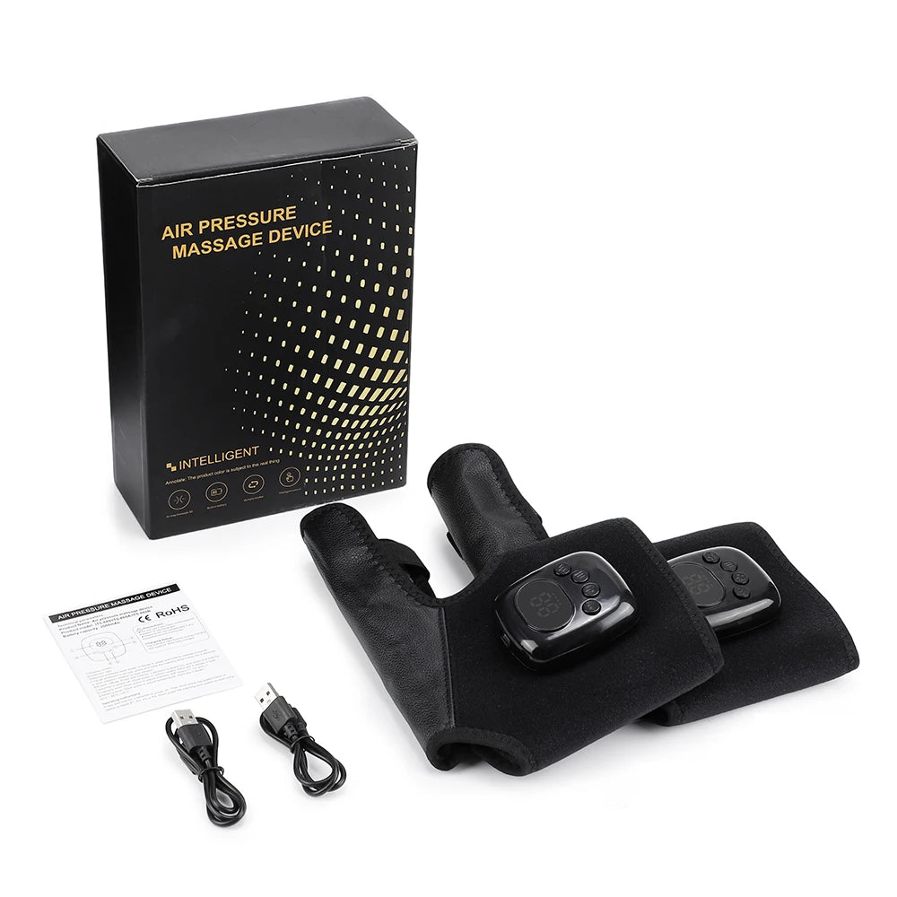 Cordless Heated Air Compression Wrist Massager for Pain Relief