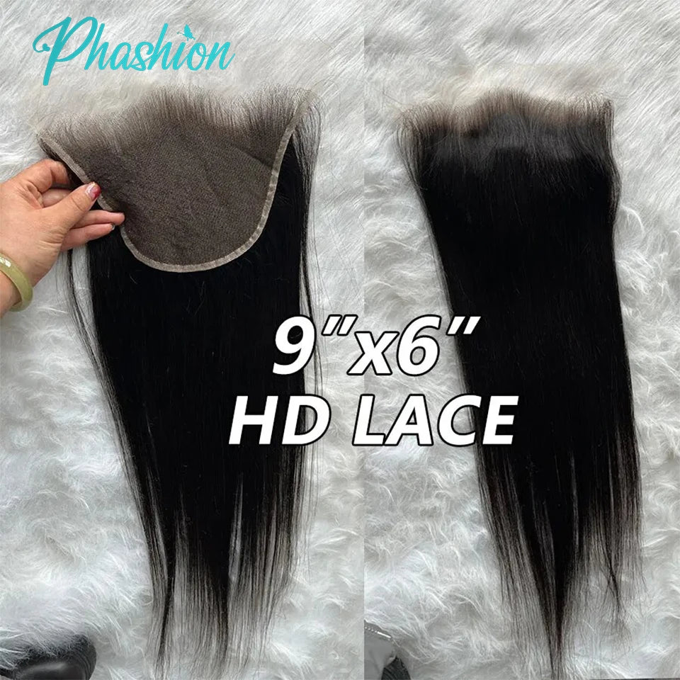 Straight Human Hair Lace Closure for Natural Seamless Styles