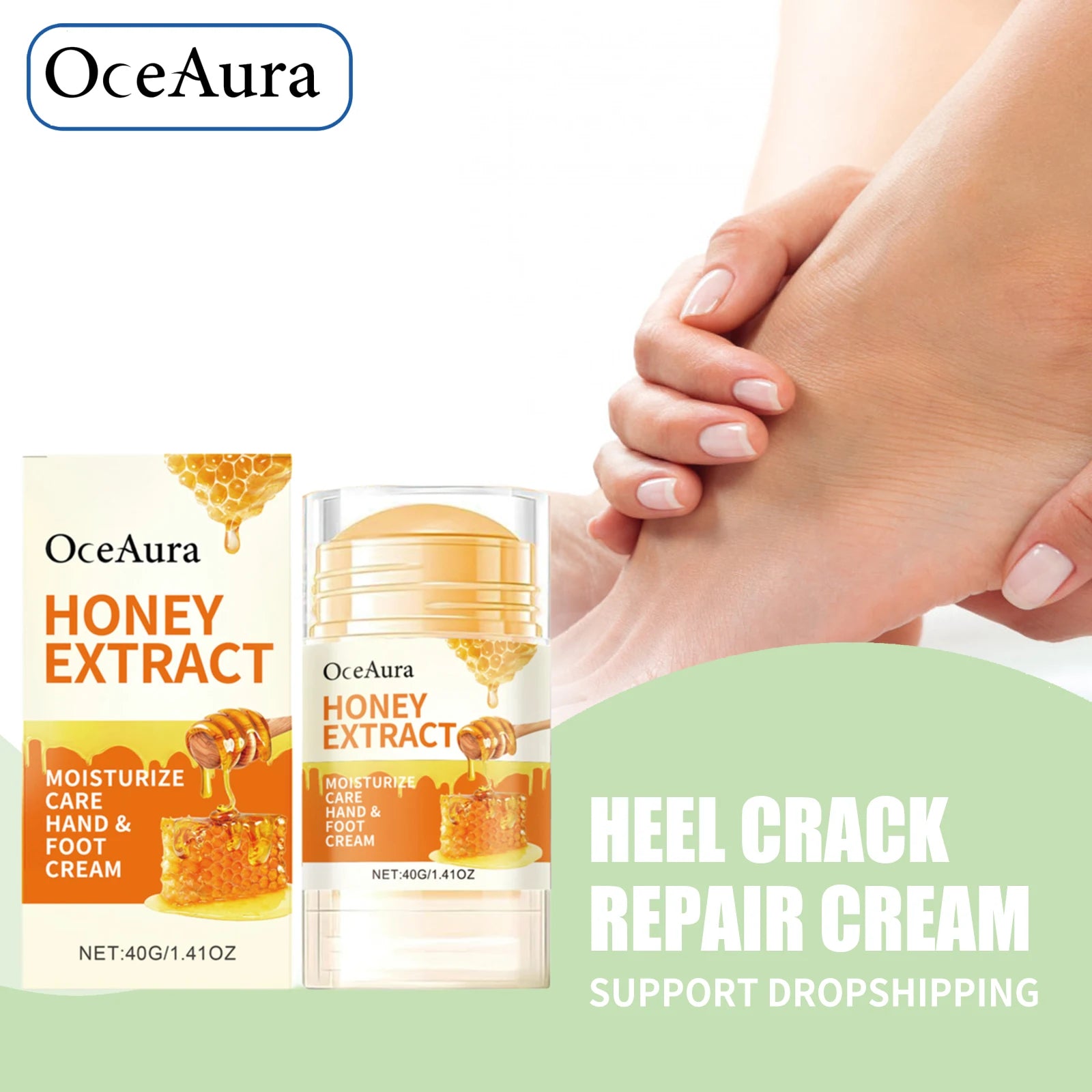 Moisturizing Healing Stick for Dry Cracked Heels and Rough Skin - 1