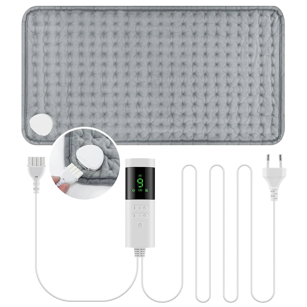 Electric Heating Pad for Back Neck and Shoulder Pain Relief