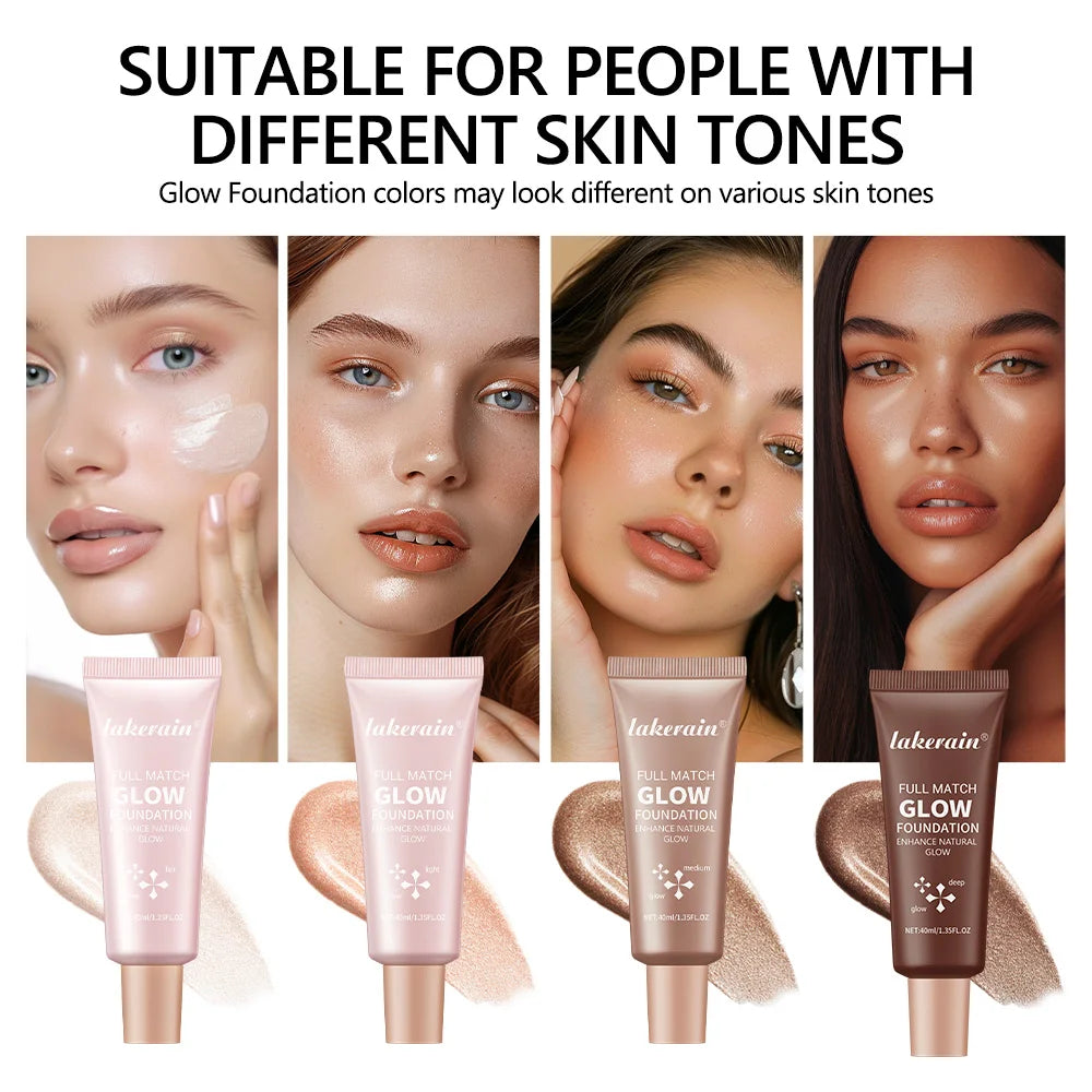 Liquid Illuminating Foundation and Highlighter for Face and Body