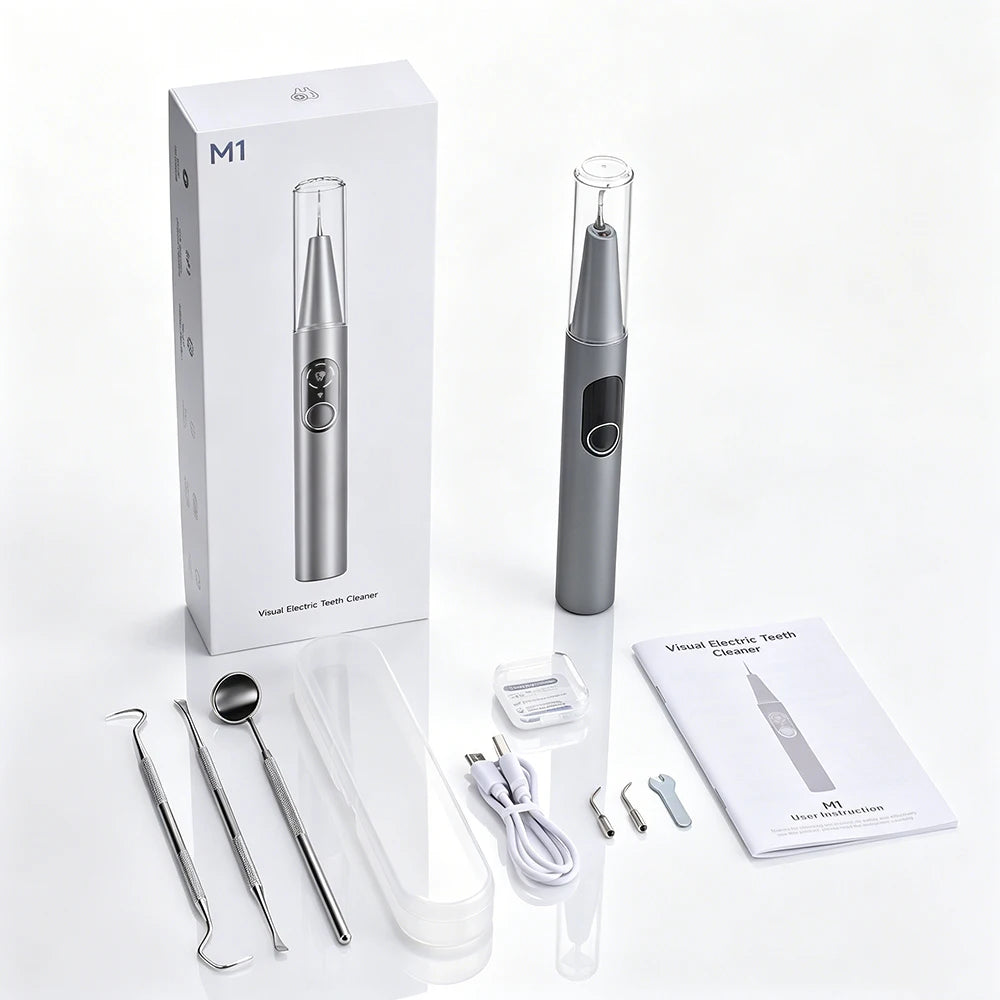 Visual Ultrasonic Dental Scaler with HD Camera for Plaque Tartar Removal - 17