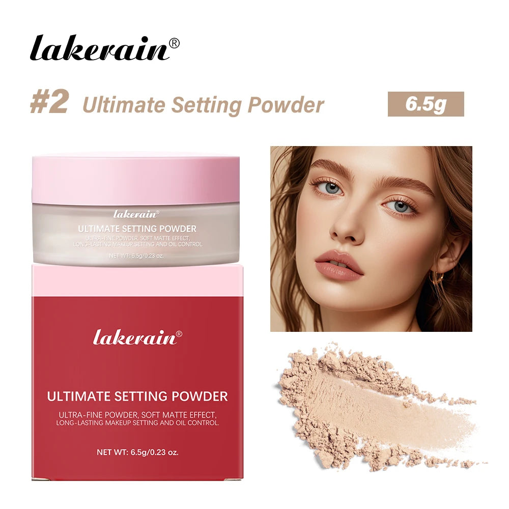 Matte Setting Powder for Long-Lasting Oil Control and Flawless Makeup - 34