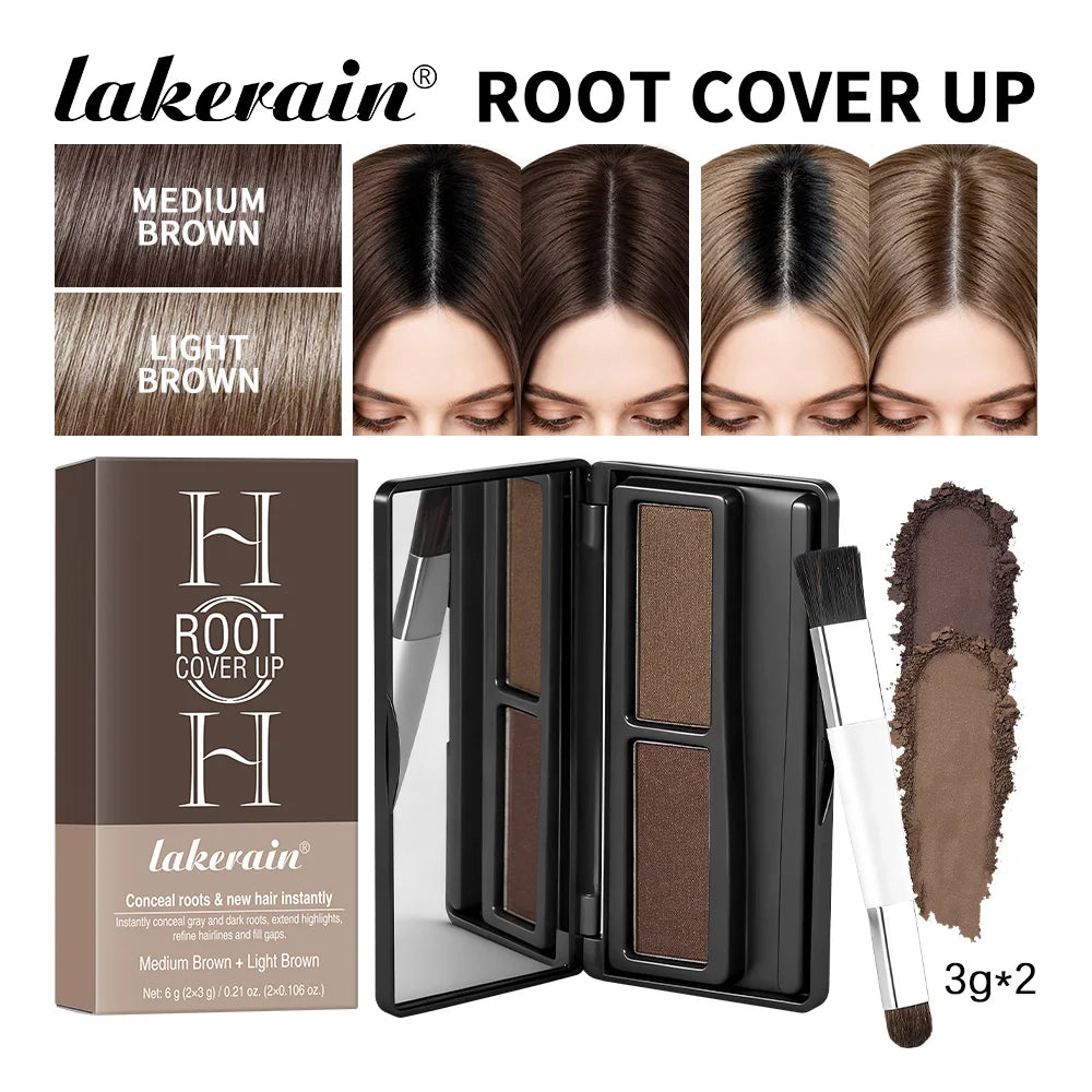 Waterproof Hairline Shadow and Root Cover Up Powder Palette - 27