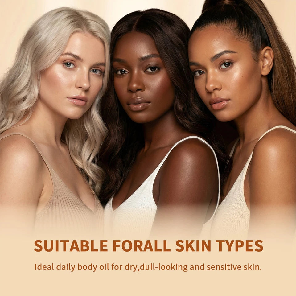 Radiant Moisturizing Body Gel Oil for Dry Skin Care and Glowing Results