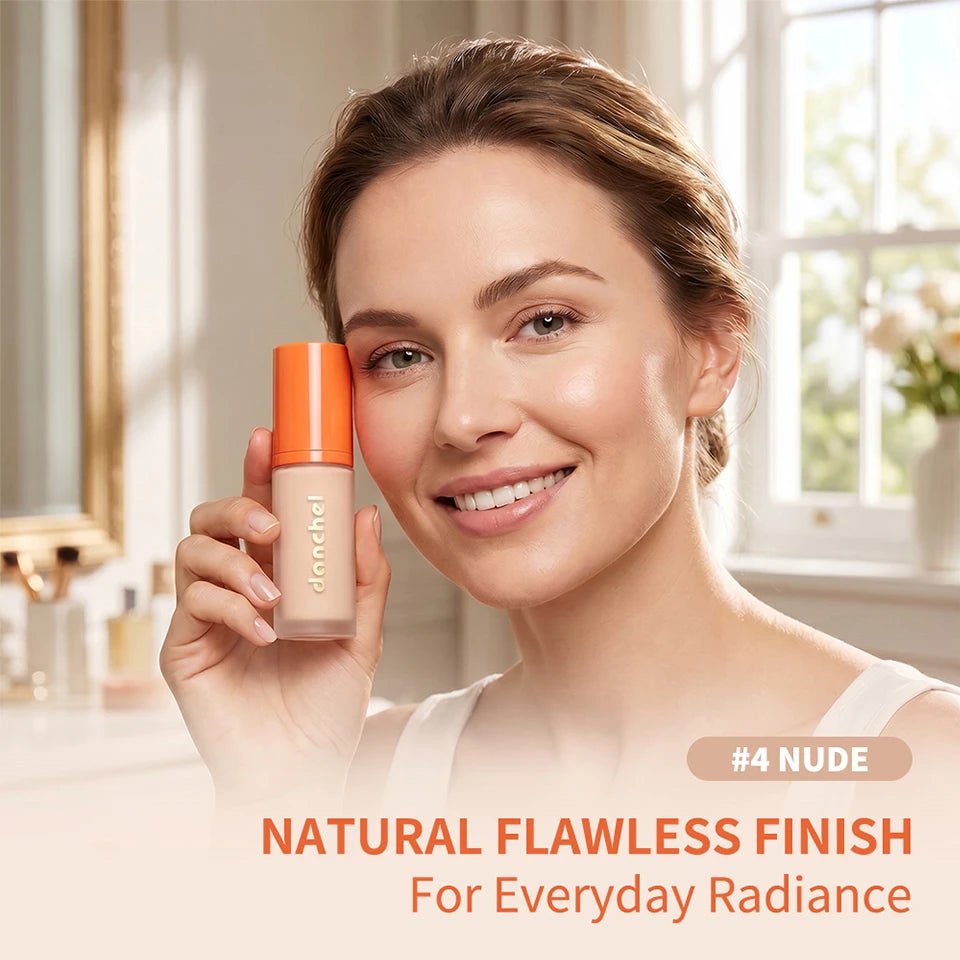 2-in-1 Liquid Foundation and Concealer for Flawless Velvet Matte Finish