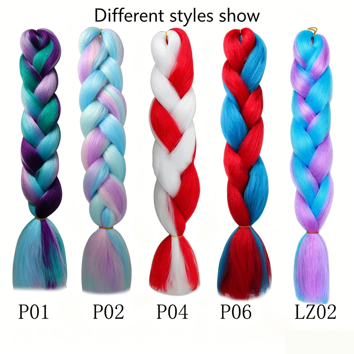 24-Inch Jumbo Braiding Hair Extensions for Vibrant Hairstyles