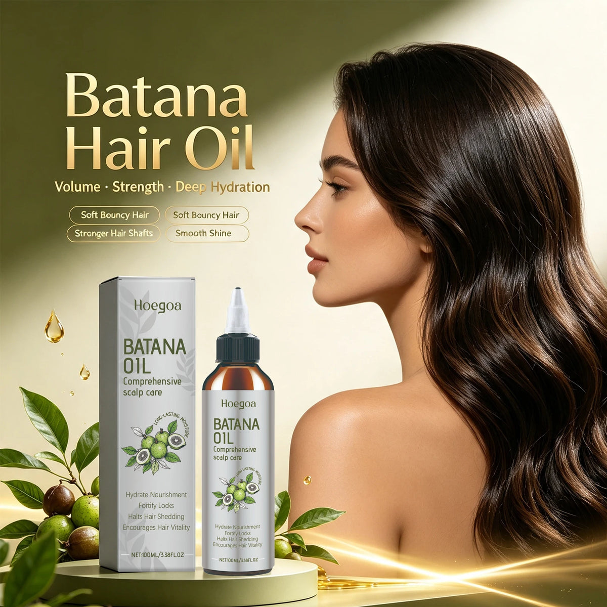 Nourishing Batana Hair Oil for Scalp Repair and Stronger Hair Growth