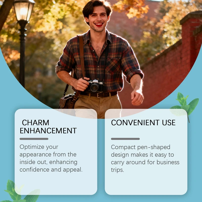 Refreshing Energy and Charisma Nasal Inhaler for Men
