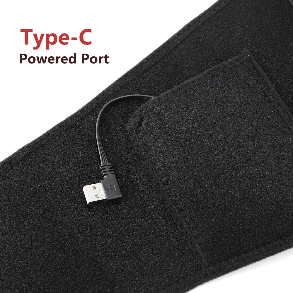 Red Light Therapy Heating Belt for Back Pain and Menstrual Cramp Relief