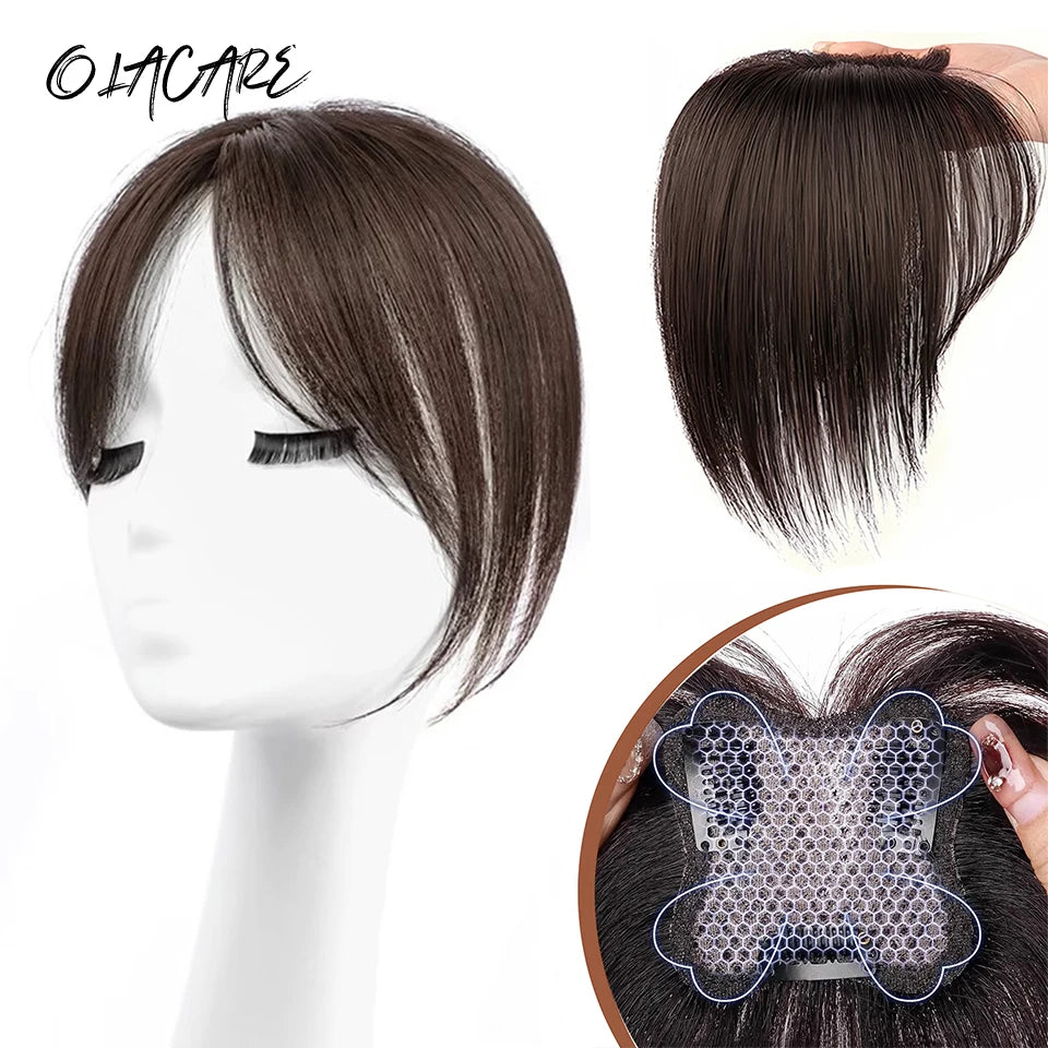 Clip-In Middle Part Fringe Hair Extensions