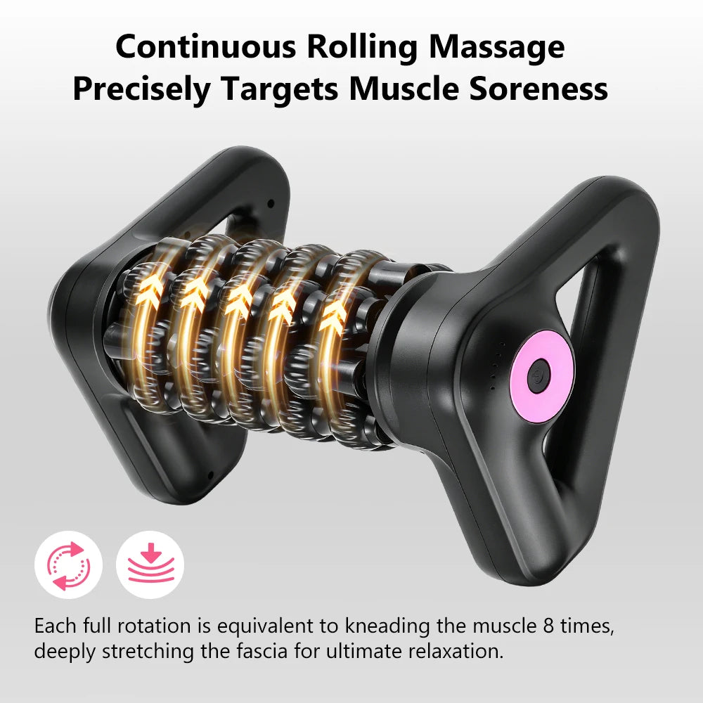 Electric Deep Tissue Muscle Roller Massager for Back and Leg Recovery - 2