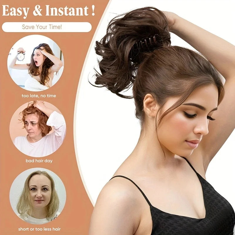 12-Inch Curly Claw Clip Ponytail Extension