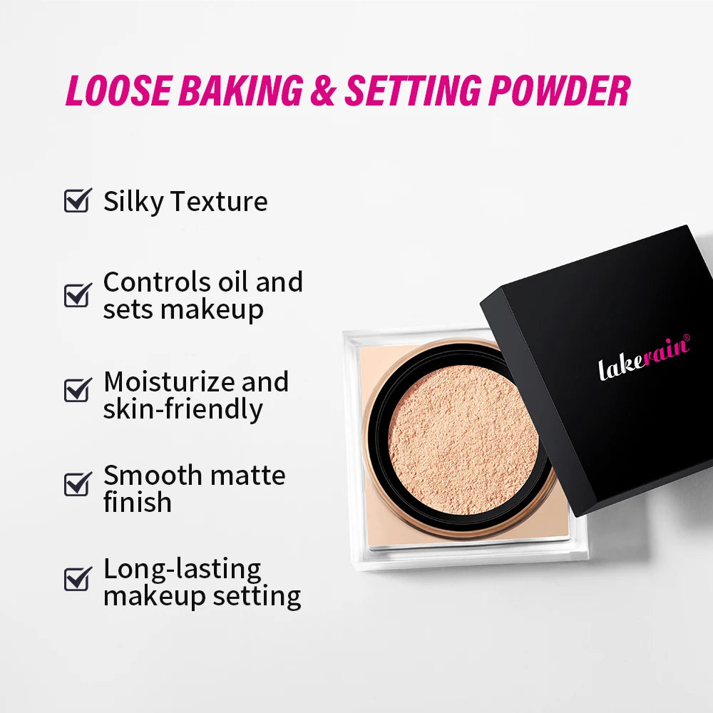 Matte Finishing Loose Powder for Oil Control and Flawless Makeup