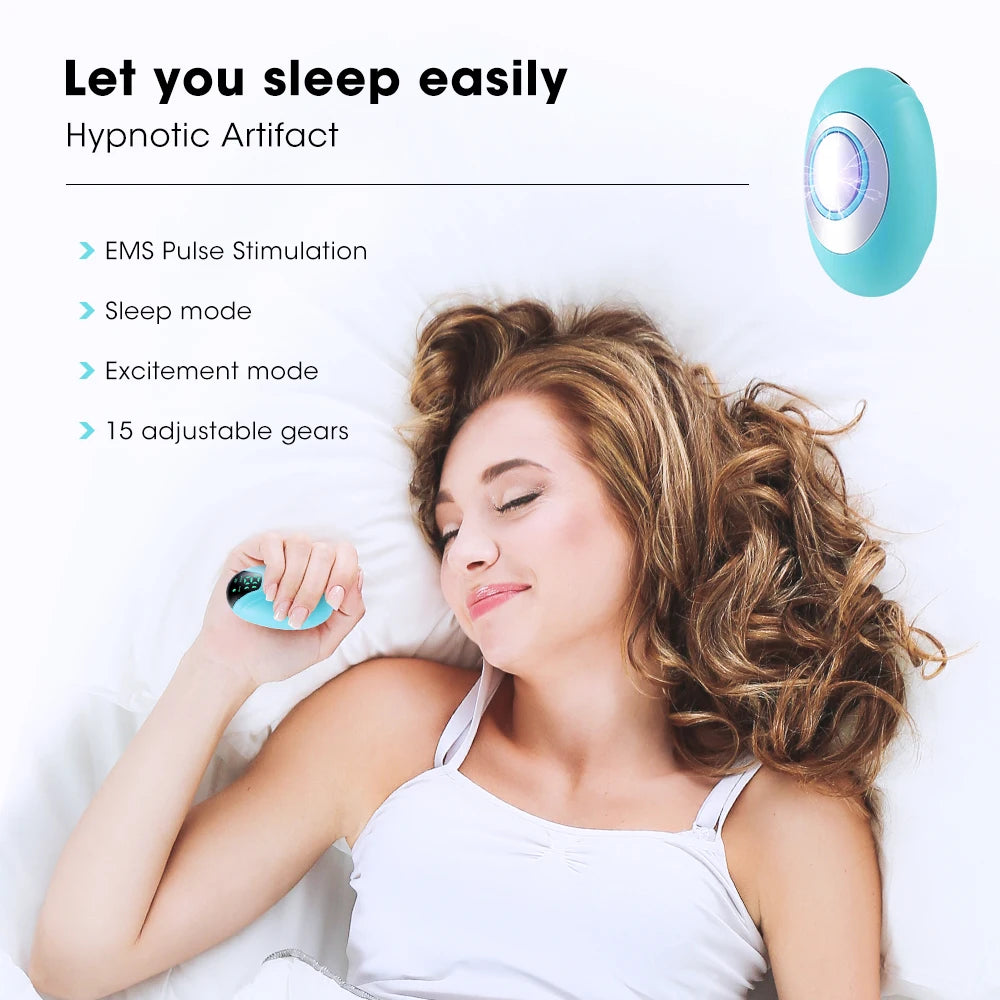 Handheld Micro-Current Sleep Aid Device for Anxiety and Stress Relief