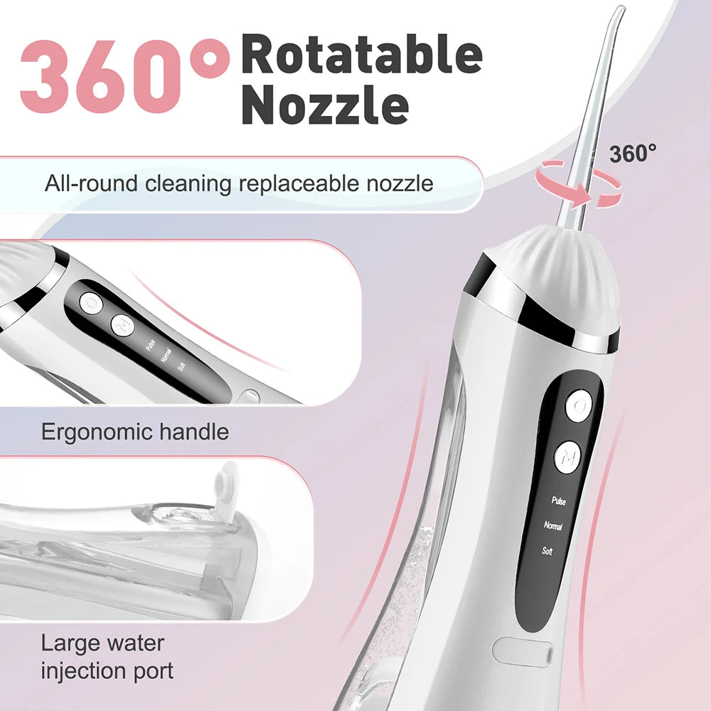 Portable Electric Water Flosser for Deep Teeth Cleaning and Gum Health - 5