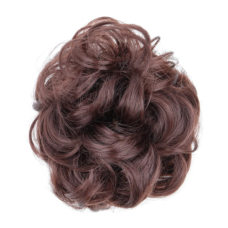 Messy Curly Hair Bun Claw Clip Extension for Instant Voluminous Updo - 13