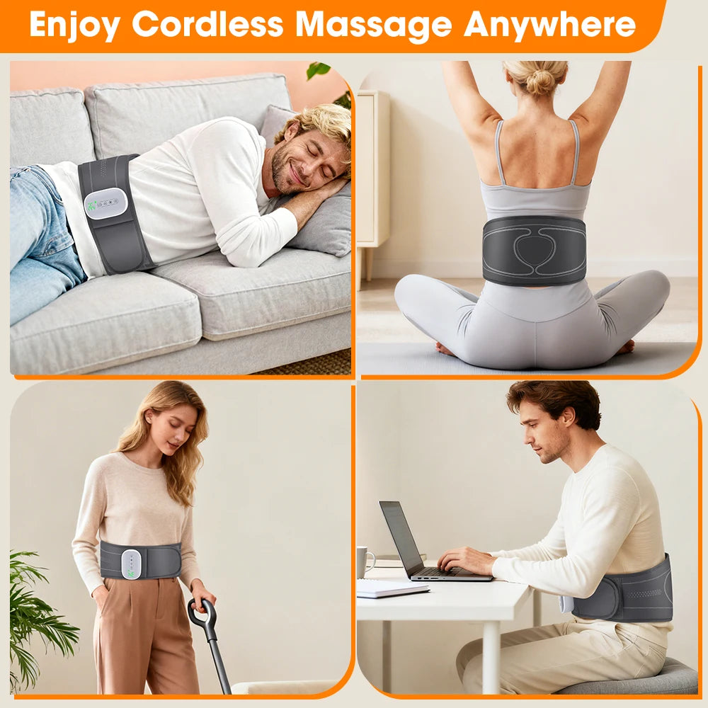 Cordless Heated Back Massage Belt with Air Compression - 13