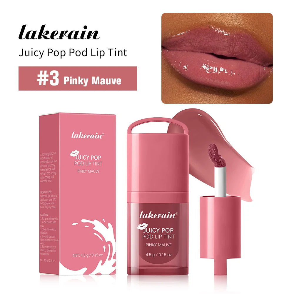 Juicy Pop Pod Lip Tint for Long-Lasting Hydration and High-Shine Finish - 23