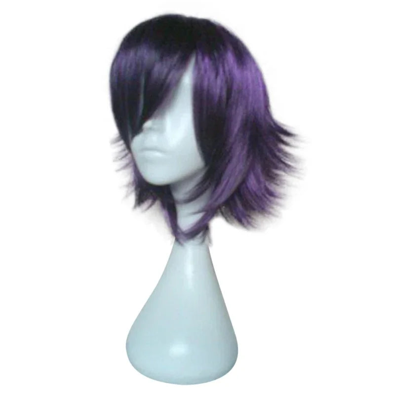 Short Curly Synthetic Anime Cosplay Wig