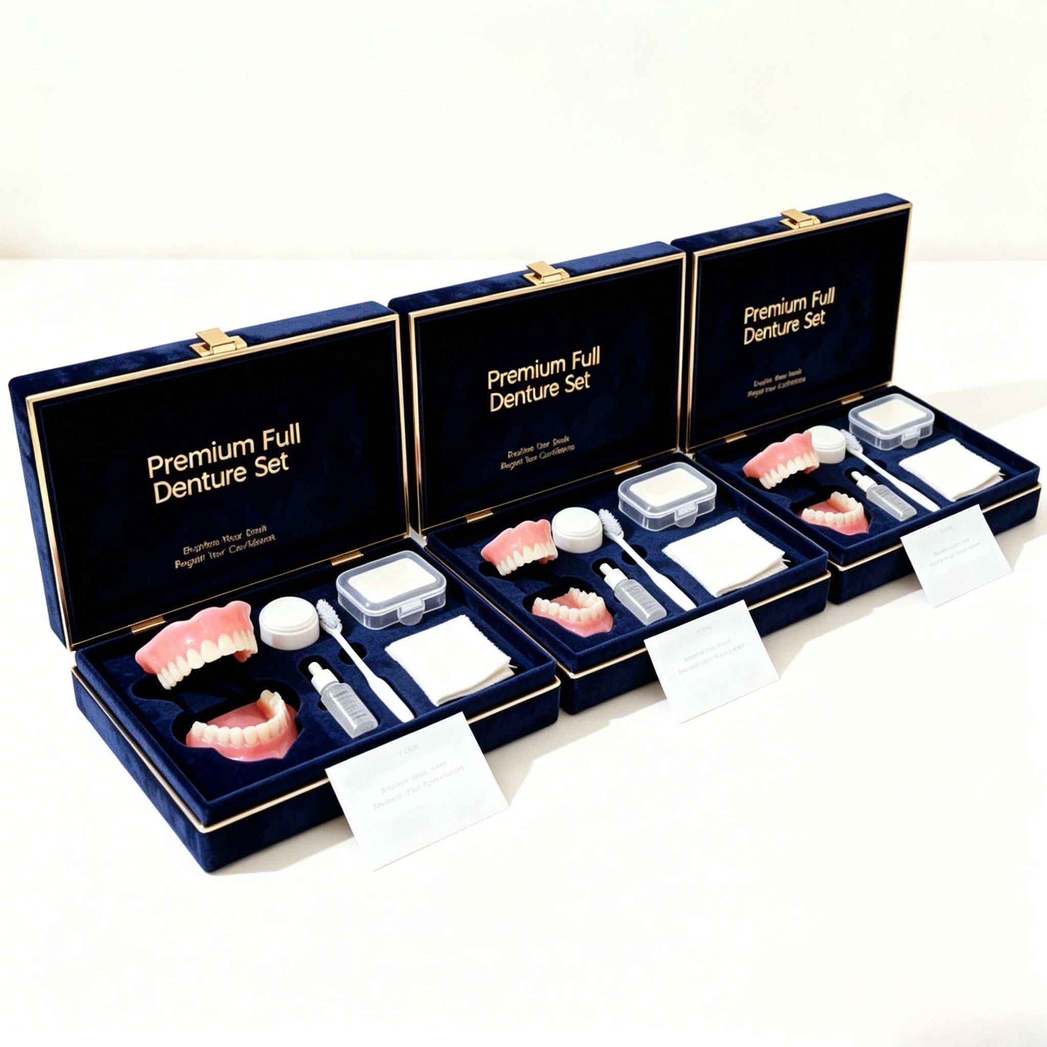 Instant Smile Full Mouth Denture Set for Men and Women - 18