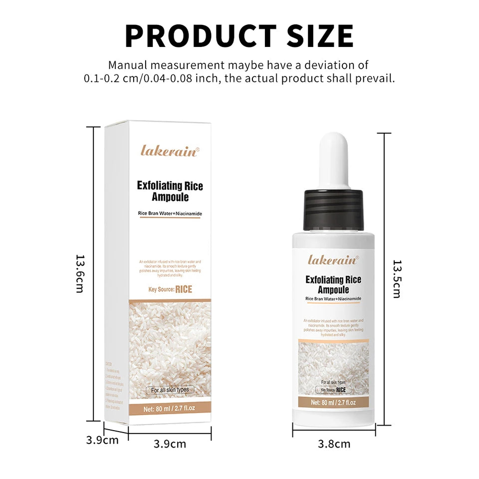 Exfoliating Rice Essence Serum for Deep Pore Cleansing and Skin Brightening - 17