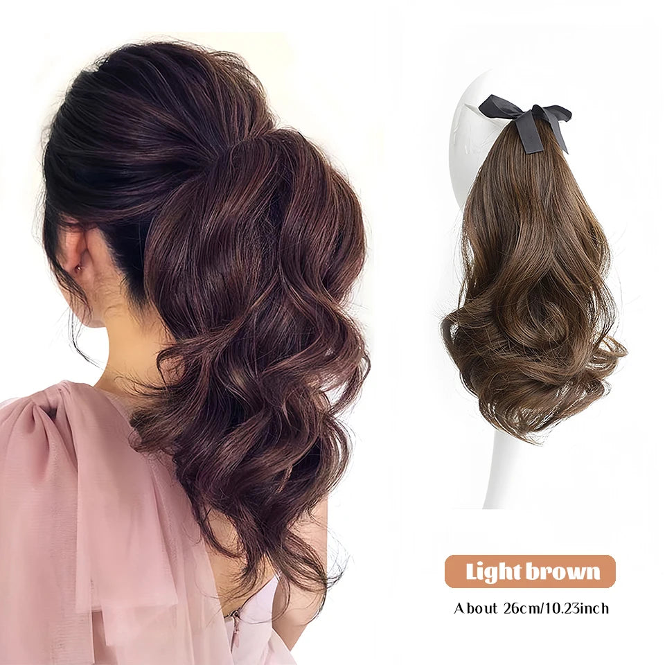 Long Straight Claw Clip Ponytail Extension for Instant Voluminous Hair - 30