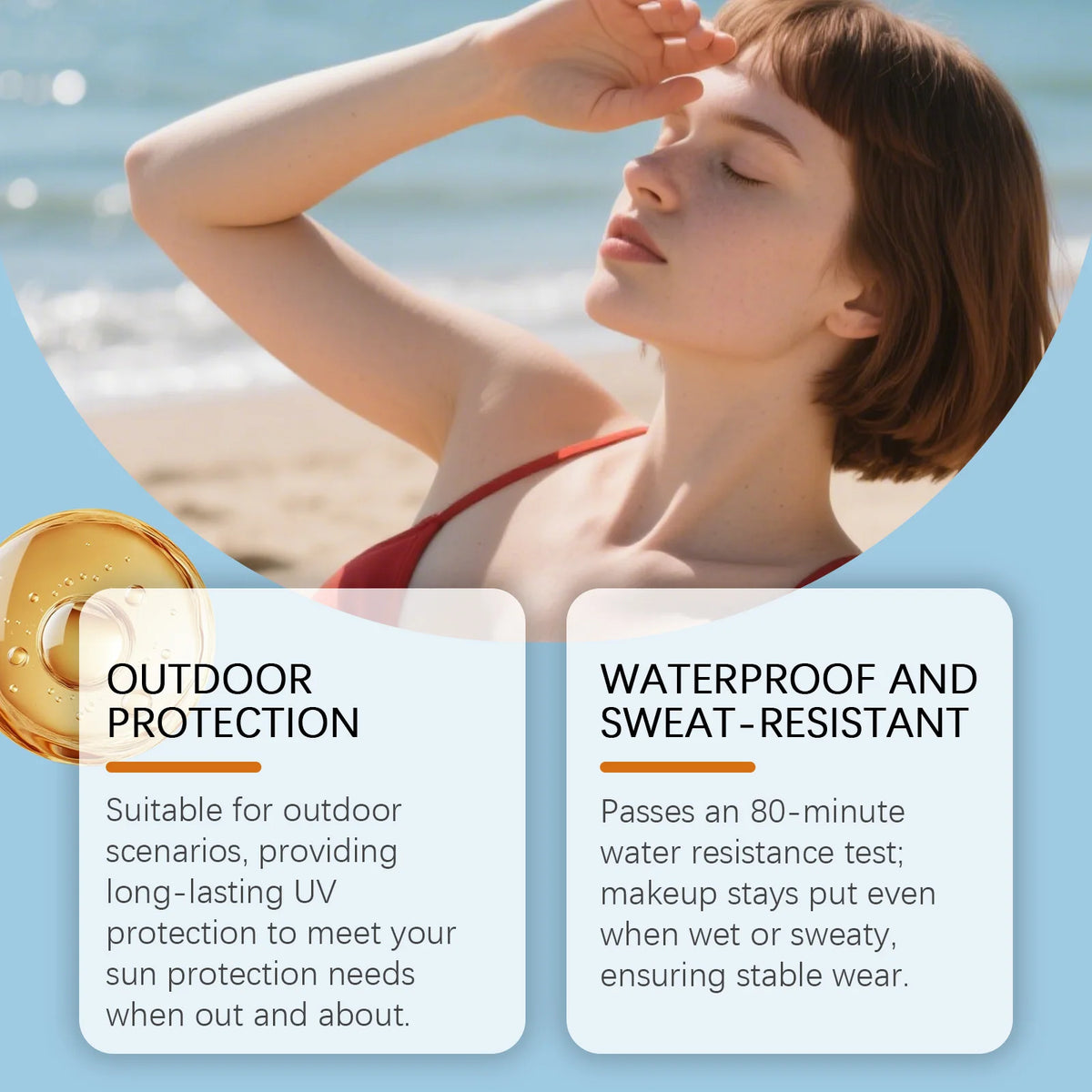 SPF 50 Tallow Sunscreen for Face and Body Hydration and Protection