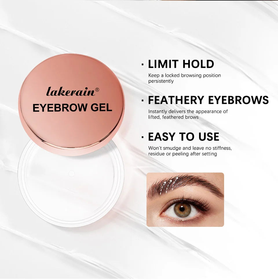 Waterproof Sculpting Brow Styling Gel for Natural Long-Lasting Brows