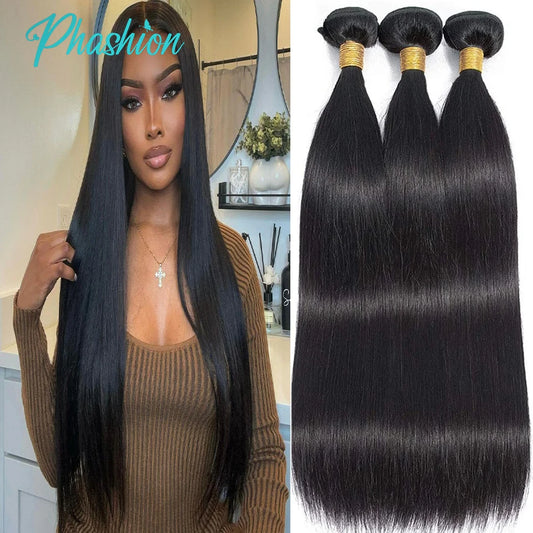 Straight Human Hair Bundles for Long Lasting Natural Style
