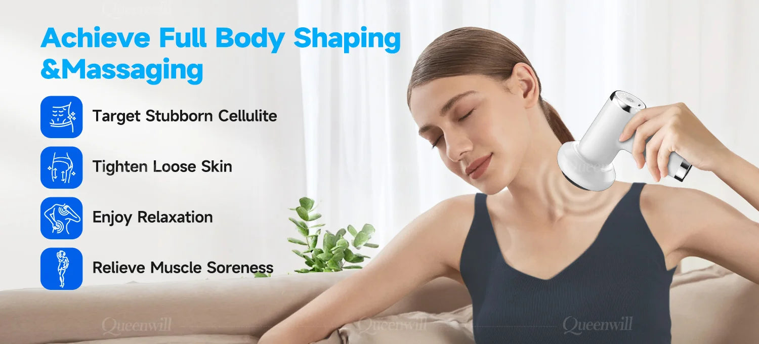 Portable Body Shaping and Deep Tissue Massage Gun for Fitness Recovery - 12