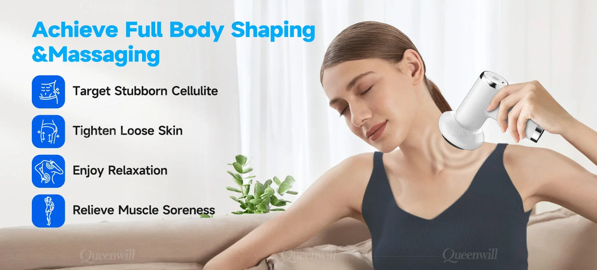 Portable Body Shaping and Deep Tissue Massage Gun for Fitness Recovery