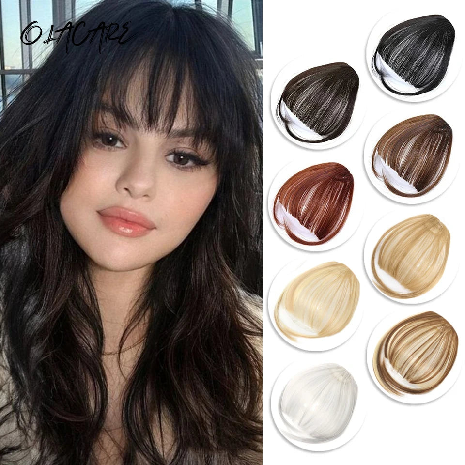Clip In Air Bangs for Natural Hair Volumizing and Face Framing - 11