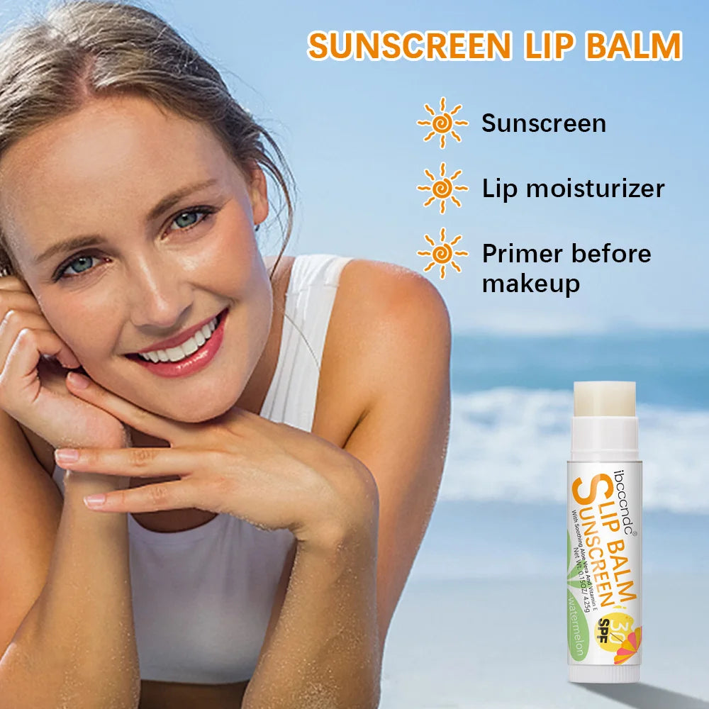 Sunscreen Lip Balm with SPF 30 for Daily UV Protection and Hydration - 3