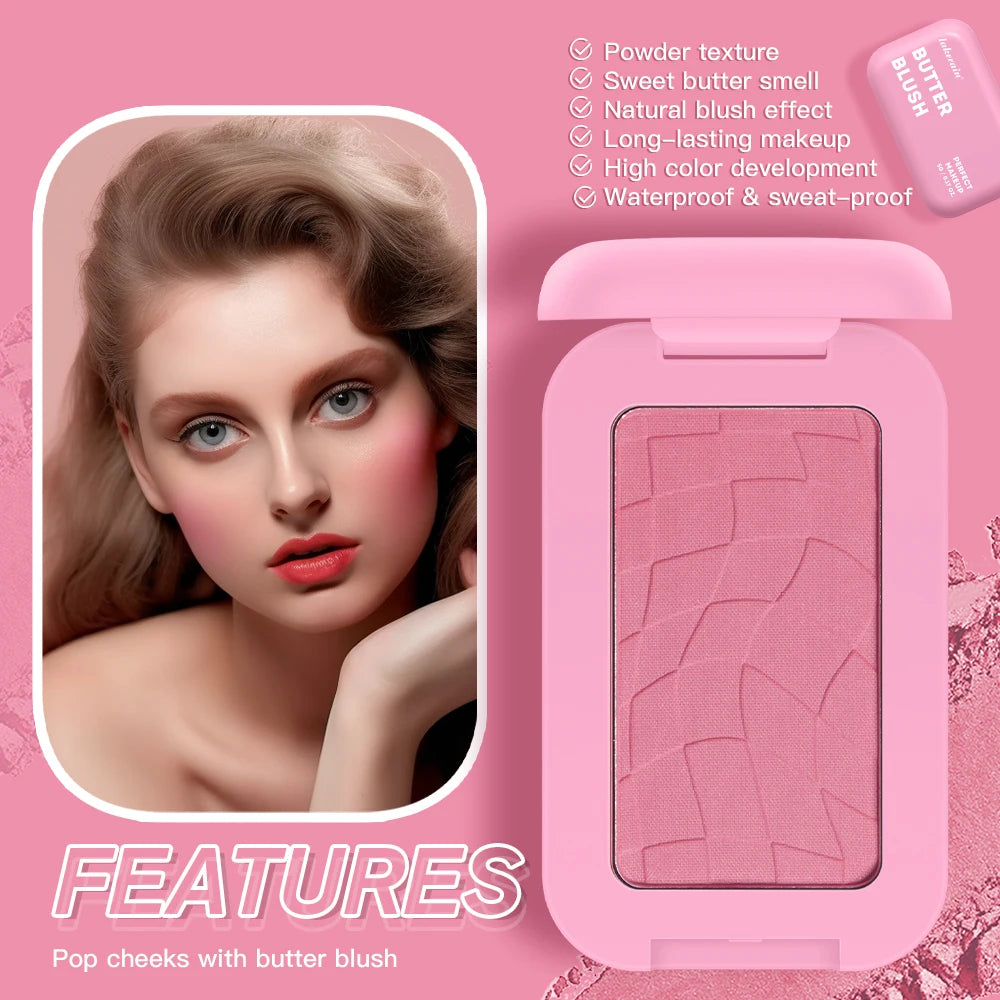 Long-Lasting Waterproof Cream Blush for a Natural Radiant Glow - 3