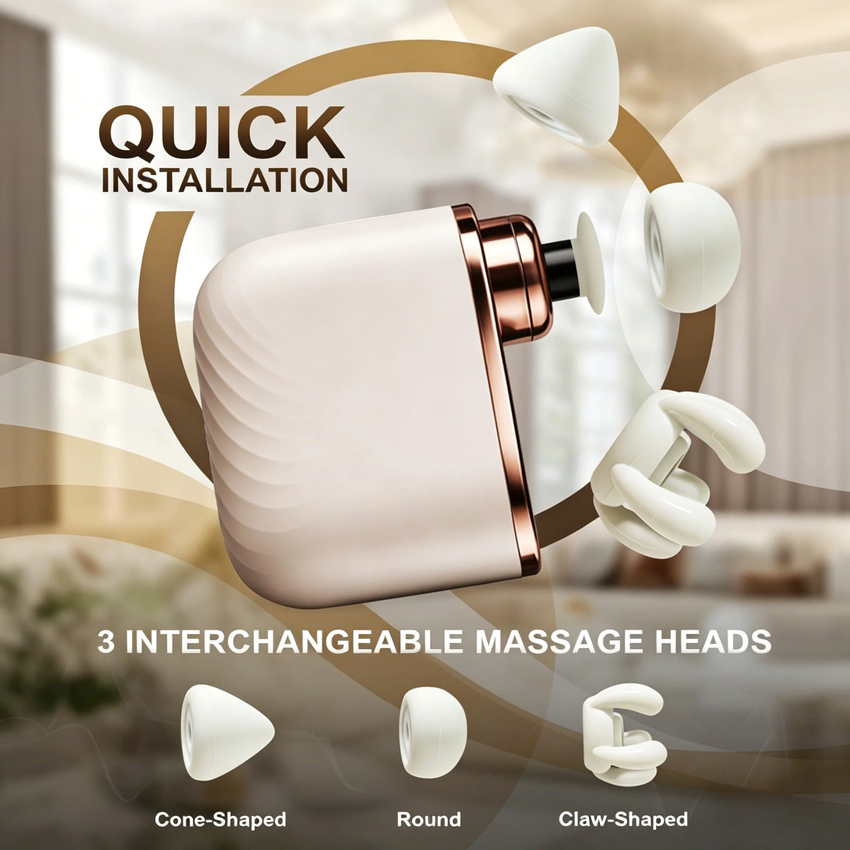 Portable Deep Tissue Massage Gun for Muscle Recovery and Pain Relief